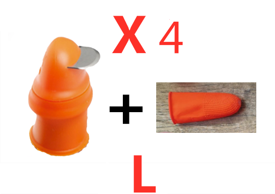 Silicone Thumb Knife Protector for Vegetable Harvesting