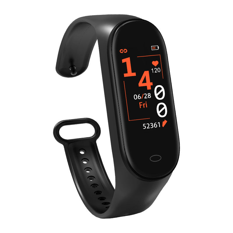 Waterproof Smart Bracelet: Fitness Tracker with Heart Rate and Blood Pressure Monitoring