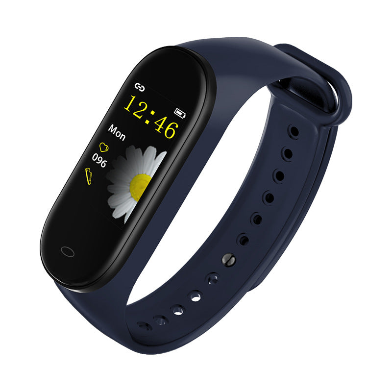 Waterproof Smart Bracelet: Fitness Tracker with Heart Rate and Blood Pressure Monitoring