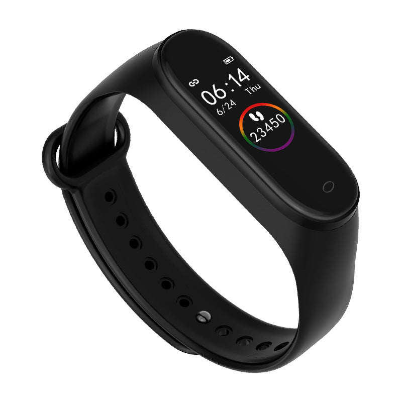 Waterproof Smart Bracelet: Fitness Tracker with Heart Rate and Blood Pressure Monitoring