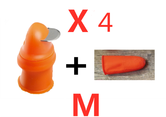 Silicone Thumb Knife Protector for Vegetable Harvesting