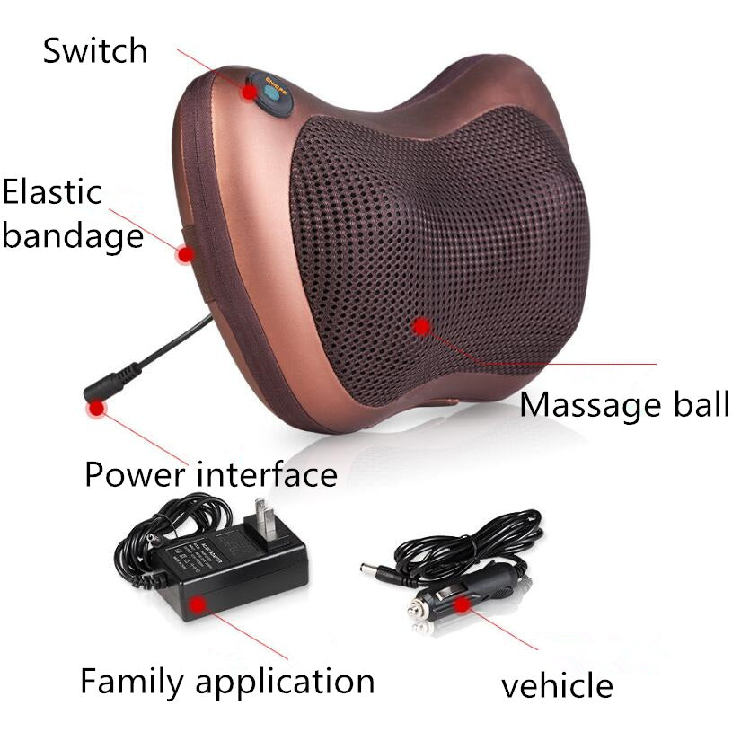 Shiatsu Massage Pillow with Infrared Heat