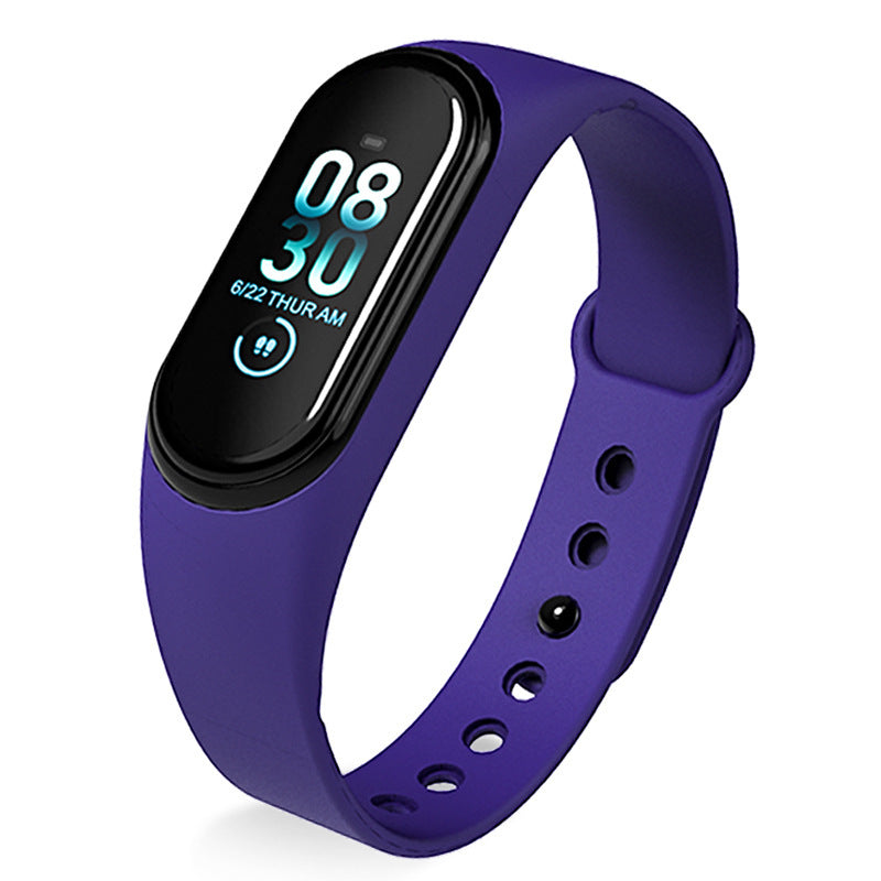 Waterproof Smart Bracelet: Fitness Tracker with Heart Rate and Blood Pressure Monitoring