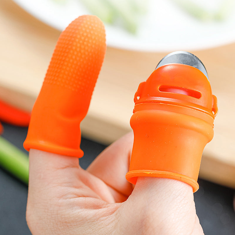 Silicone Thumb Knife Protector for Vegetable Harvesting