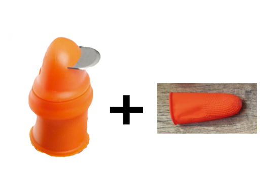 Silicone Thumb Knife Protector for Vegetable Harvesting