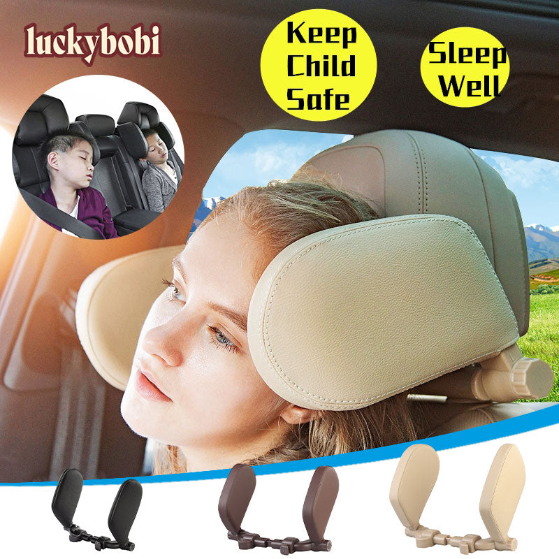 Car Seat Headrest Pillow, Travel Neck Support for Kids and Adults