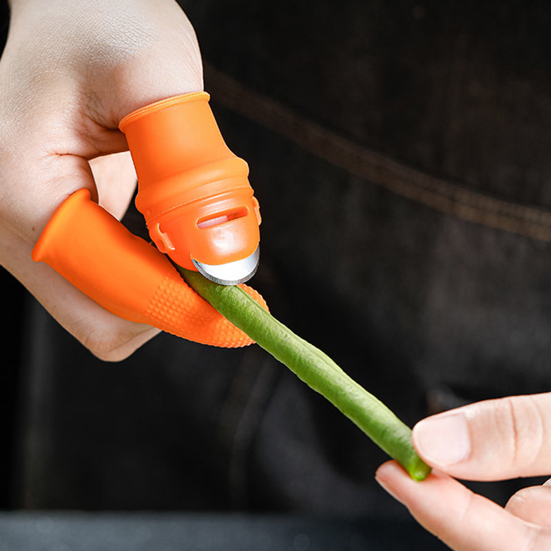 Silicone Thumb Knife Protector for Vegetable Harvesting