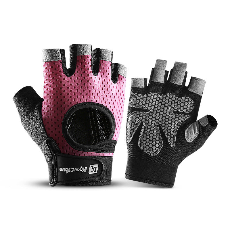 Breathable Half Finger Weightlifting Gloves