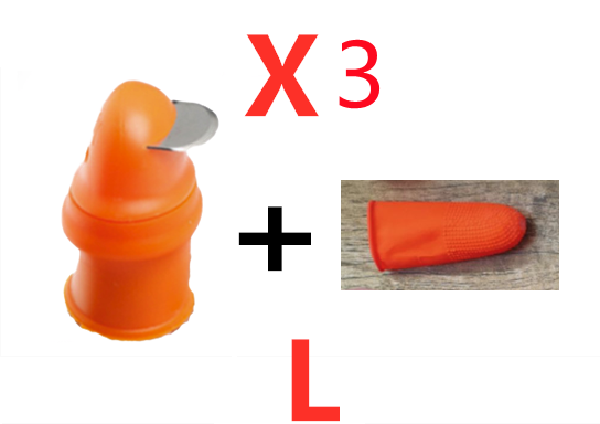 Silicone Thumb Knife Protector for Vegetable Harvesting