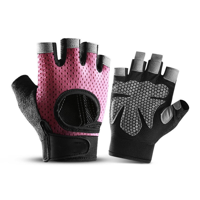 Breathable Half Finger Weightlifting Gloves