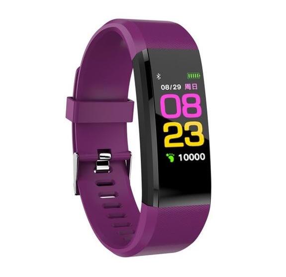 Bluetooth Smart Bracelet: Heart Rate Monitor, Fitness Tracker Watch