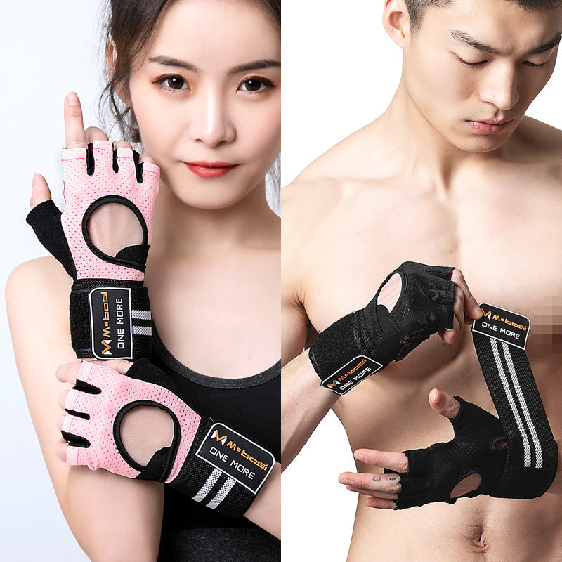 Sports dumbbell Half Finger sports gloves