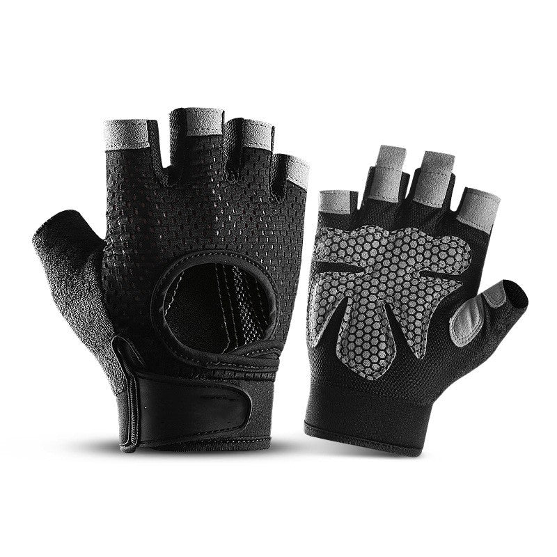 Breathable Half Finger Weightlifting Gloves