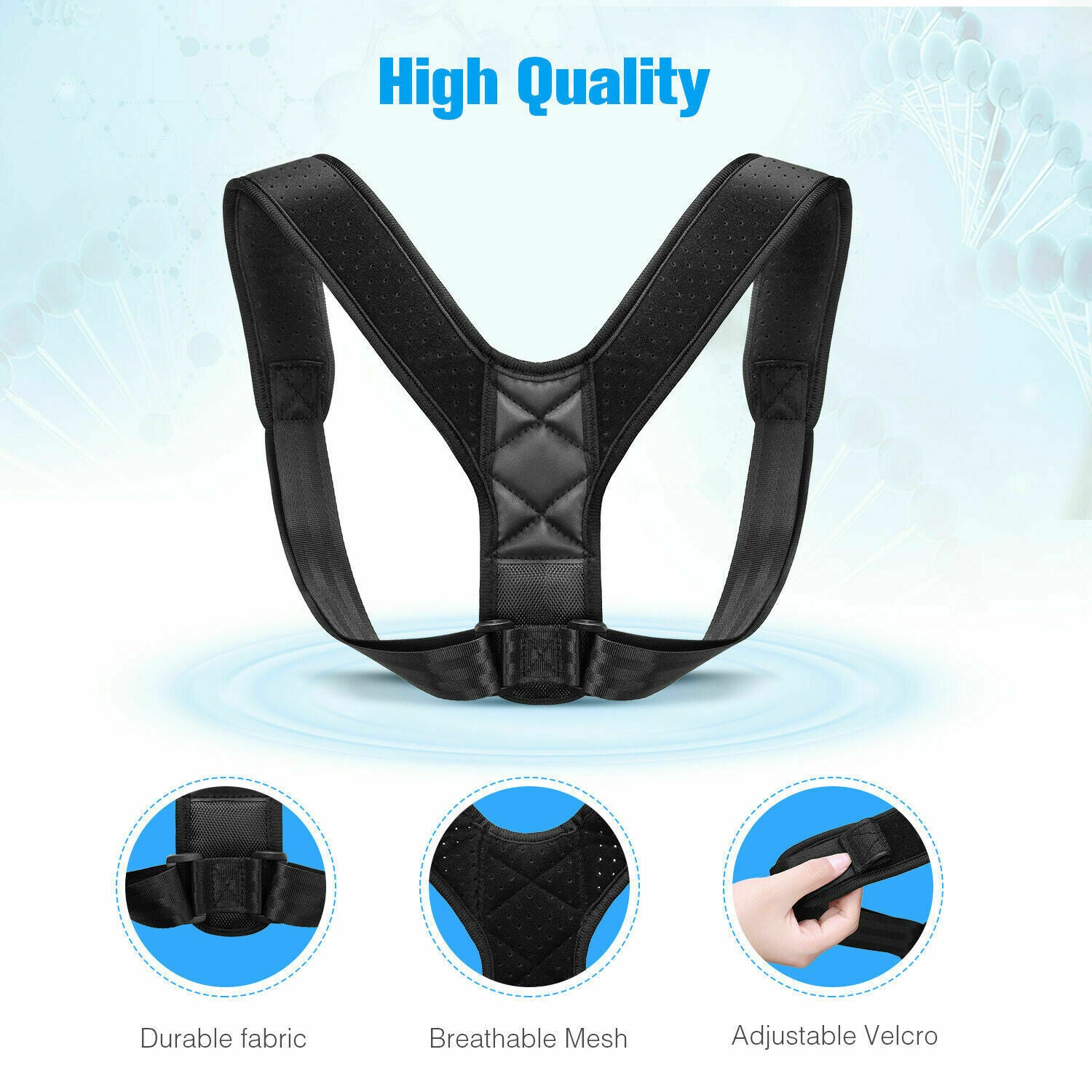 Posture Corrector Upper Back Pain Brace Clavicle Support Straightener