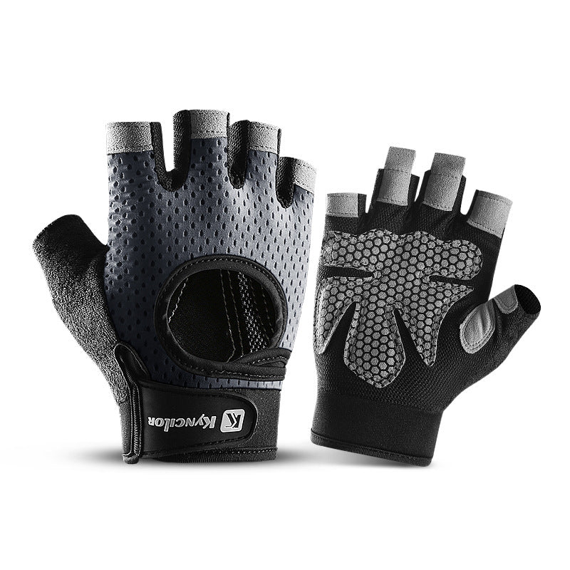 Breathable Half Finger Weightlifting Gloves