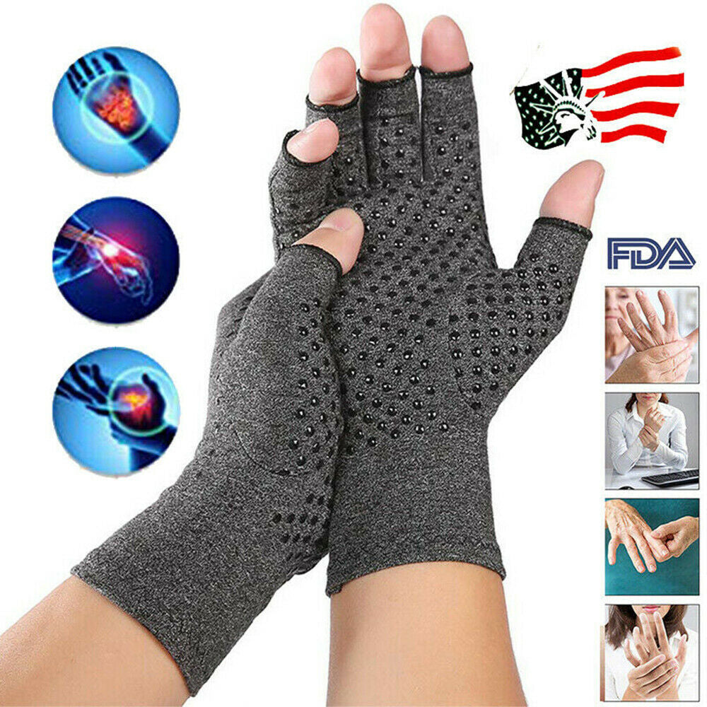 Breathable Arthritis Half-Finger Health Gloves