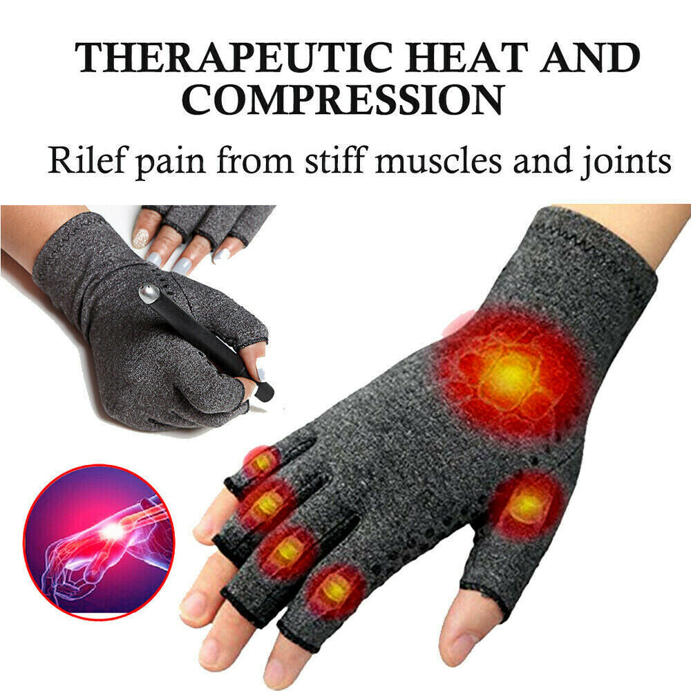 Breathable Arthritis Half-Finger Health Gloves