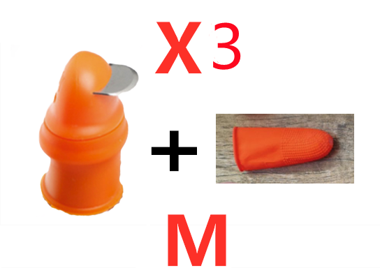 Silicone Thumb Knife Protector for Vegetable Harvesting